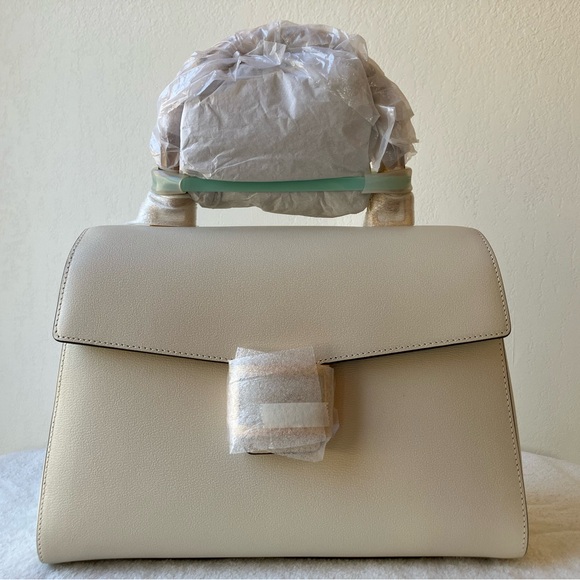 Kate Spade Katy Textured Leather Bamboo Medium Top-handle Bag - Picture 3 of 10